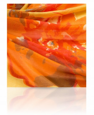 Палантин Женский S-BIG.FLOWER/AMBER